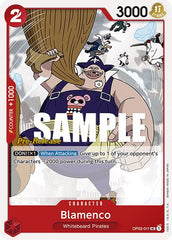 Blamenco - OP03-011 - Uncommon - Pillars of Strength Pre-Release Cards