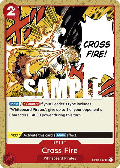 Cross Fire - OP03-017 - Uncommon - Pillars of Strength Pre-Release Cards