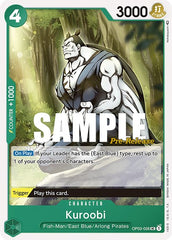 Kuroobi - OP03-026 - Uncommon - Pillars of Strength Pre-Release Cards
