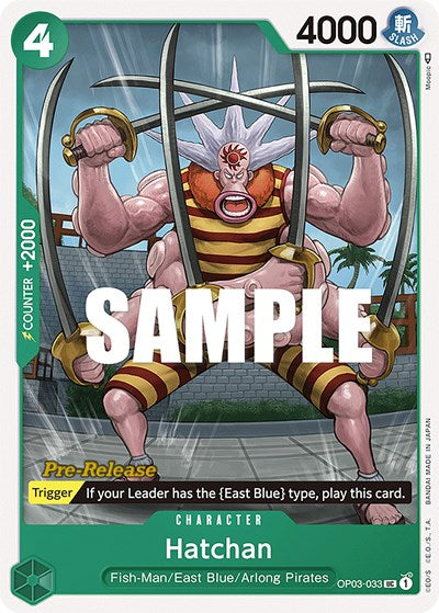 Hatchan - OP03-033 - Uncommon - Pillars of Strength Pre-Release Cards