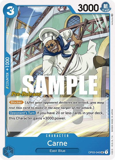 Carne - OP03-045 - Uncommon - Pillars of Strength Pre-Release Cards