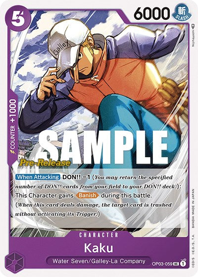 Kaku - OP03-059 - Uncommon - Pillars of Strength Pre-Release Cards