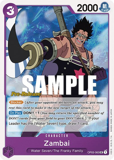 Zambai - OP03-063 - Uncommon - Pillars of Strength Pre-Release Cards
