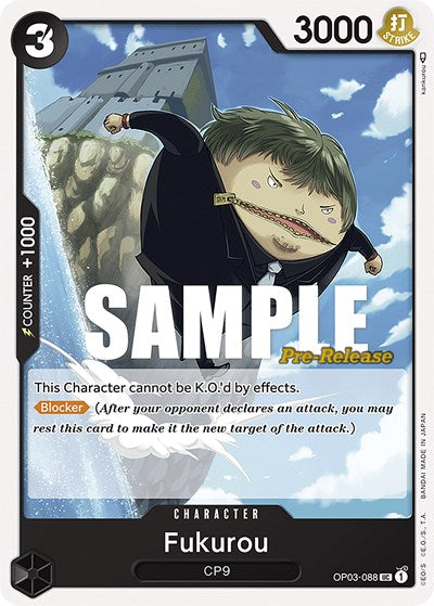 Fukurou - OP03-088 - Uncommon - Pillars of Strength Pre-Release Cards