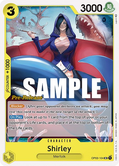 Shirley - OP03-104 - Uncommon - Pillars of Strength Pre-Release Cards