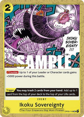 Ikoku Sovereignty - OP03-118 - Uncommon - Pillars of Strength Pre-Release Cards