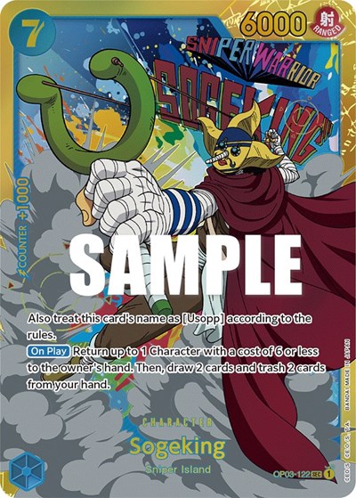 Sogeking - OP03-122 - Secret Rare - Pillars of Strength