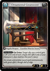 Ornamental Greatsword - 006 - Common - 2023 Demo Deck