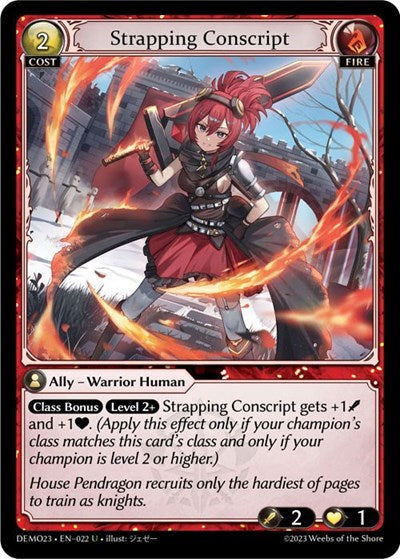 Strapping Conscript - 022 - Uncommon - 2023 Demo Deck