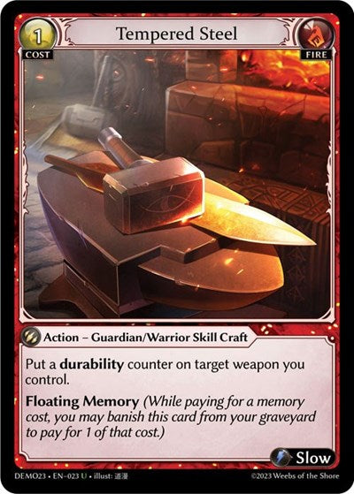 Tempered Steel - 023 - Uncommon - 2023 Demo Deck