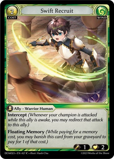 Swift Recruit - 027 - Common - 2023 Demo Deck