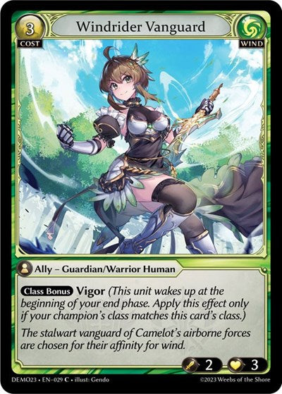 Windrider Vanguard - 029 - Common - 2023 Demo Deck