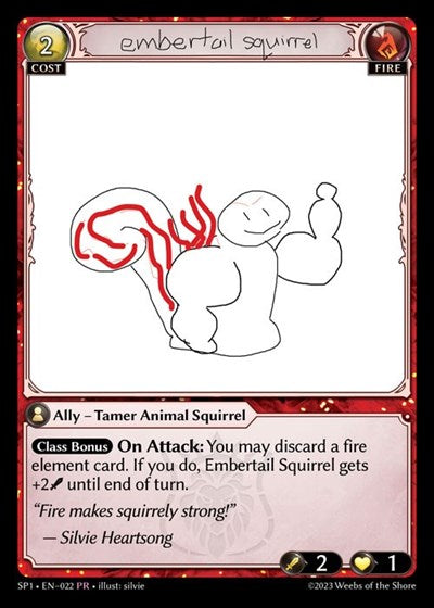 Embertail Squirrel - 022 - Promo - Supporter Pack 1