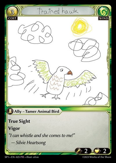 Trained Hawk - 025 - Promo - Supporter Pack 1