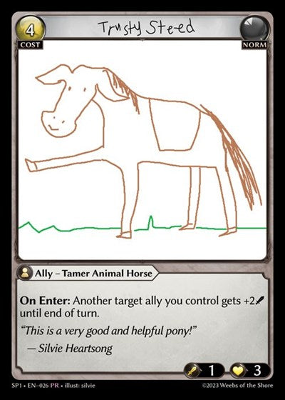 Trusty Steed - 026 - Promo - Supporter Pack 1