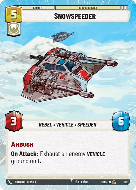 Snowspeeder - SOR - 502 - Common - Hyperspace