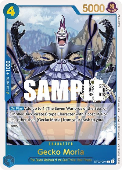 Gecko Moria - ST03-004 - Promo (Store Championship 2023 Participation Pack Vol.1) - One Piece Promotion Cards