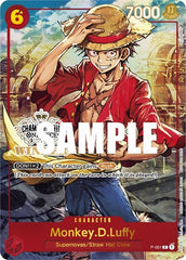 Monkey.D.Luffy - P-001 - Promo (Store Championship Trophy Card) - One Piece Promotion Cards