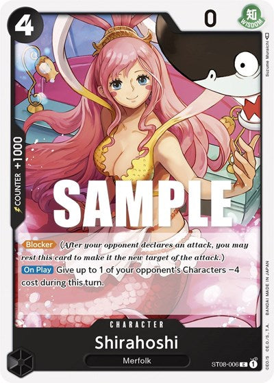 Shirahoshi - ST08-006 - Common - ST-08: Starter Deck 8 Monkey.D.Luffy