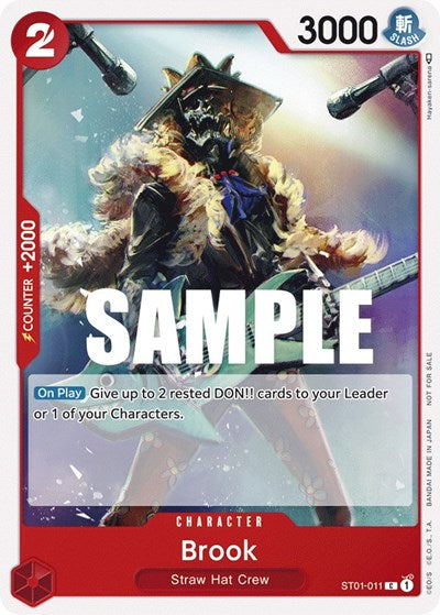 Brook (Tournament Pack Vol. 4) - ST01-011 - Common - One Piece Promotion Cards
