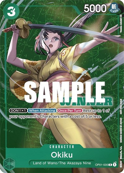 Okiku (Winner Pack Vol. 4) - OP01-035 - Rare - One Piece Promotion Cards