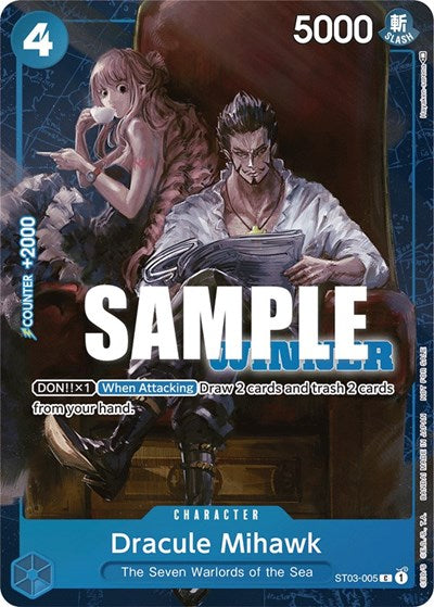 Dracule Mihawk (Winner Pack Vol. 4) - ST03-005 - Common - One Piece Promotion Cards