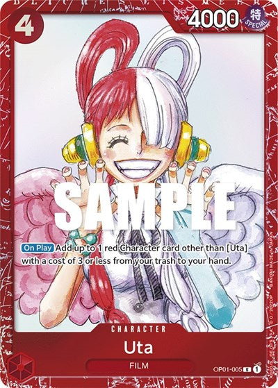 Uta - OP01-005 - Rare (Premium Card Collection -ONE PIECE FILM RED Edition-) - One Piece Promotion Cards