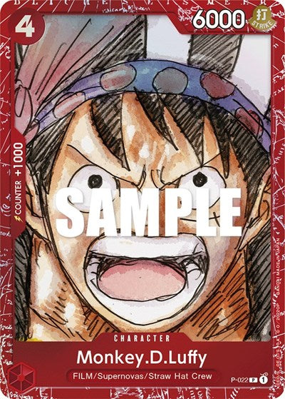 Monkey.D.Luffy - P-022 - Promo (Premium Card Collection -ONE PIECE FILM RED Edition-) - One Piece Promotion Cards