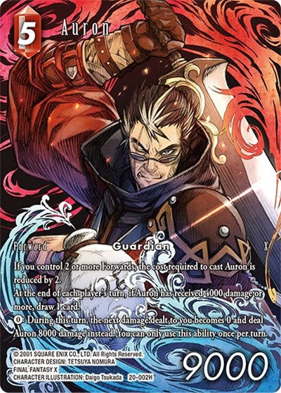 Auron - 20-002H - Hero (Full Art) - Dawn of Heroes