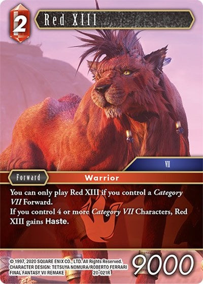 Red XIII - 20-021R - Rare - Dawn of Heroes