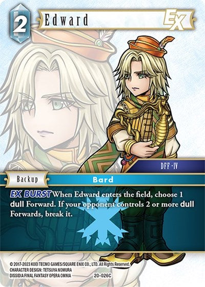 Edward EX - 20-026C - Common - Dawn of Heroes