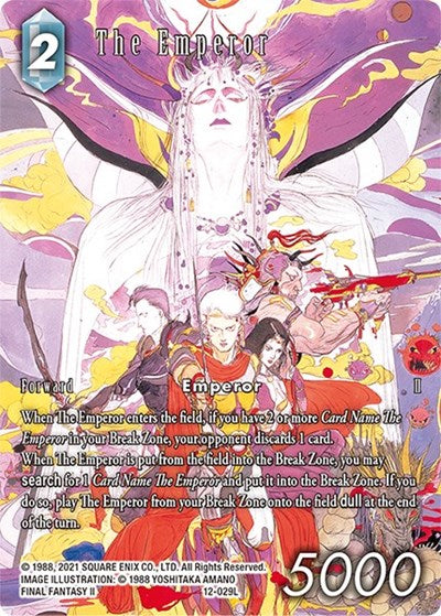 The Emperor - 12-029L - Legend (Full Art Reprint) - Dawn of Heroes