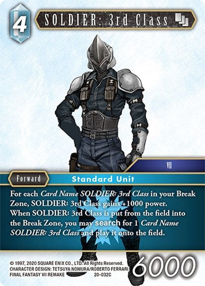 SOLDIER: 3rd Class - 20-032C - Common - Dawn of Heroes