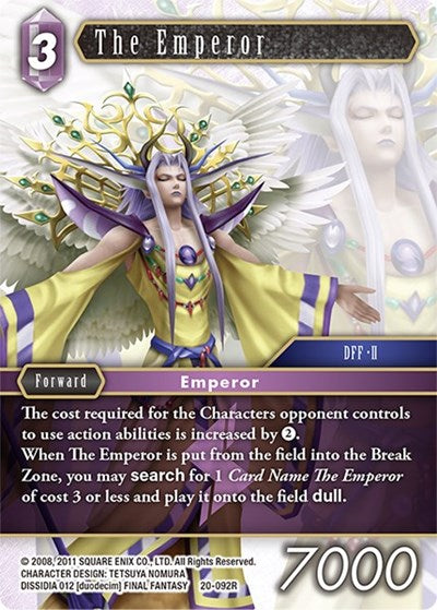 The Emperor - 20-092R - Rare - Dawn of Heroes