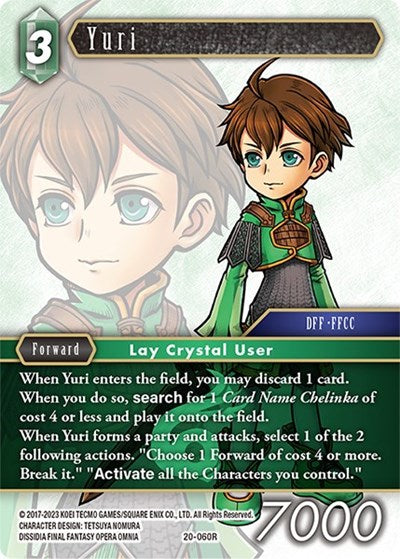 Yuri - 20-060R - Rare - Dawn of Heroes