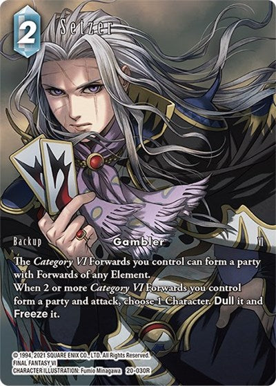 Setzer - 20-030R - Rare (Full Art) - Dawn of Heroes