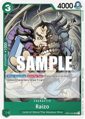 Raizo (Event Pack Vol. 2) - OP01-052 - Promo - One Piece Promotion Cards