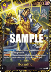 Borsalino (Championship 2023) - OP02-114 - Promo - One Piece Promotion Cards