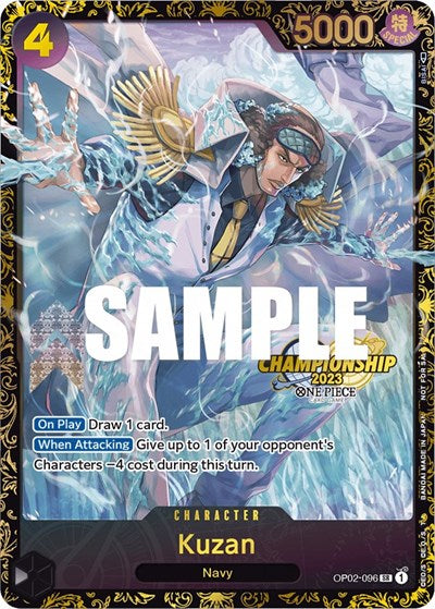 Kuzan (Championship 2023) - OP02-096 - Promo - One Piece Promotion Cards