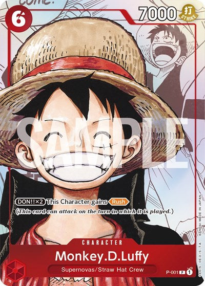 Monkey.D.Luffy - P-001 - Promo (Alternate Art) - One Piece Promotion Cards