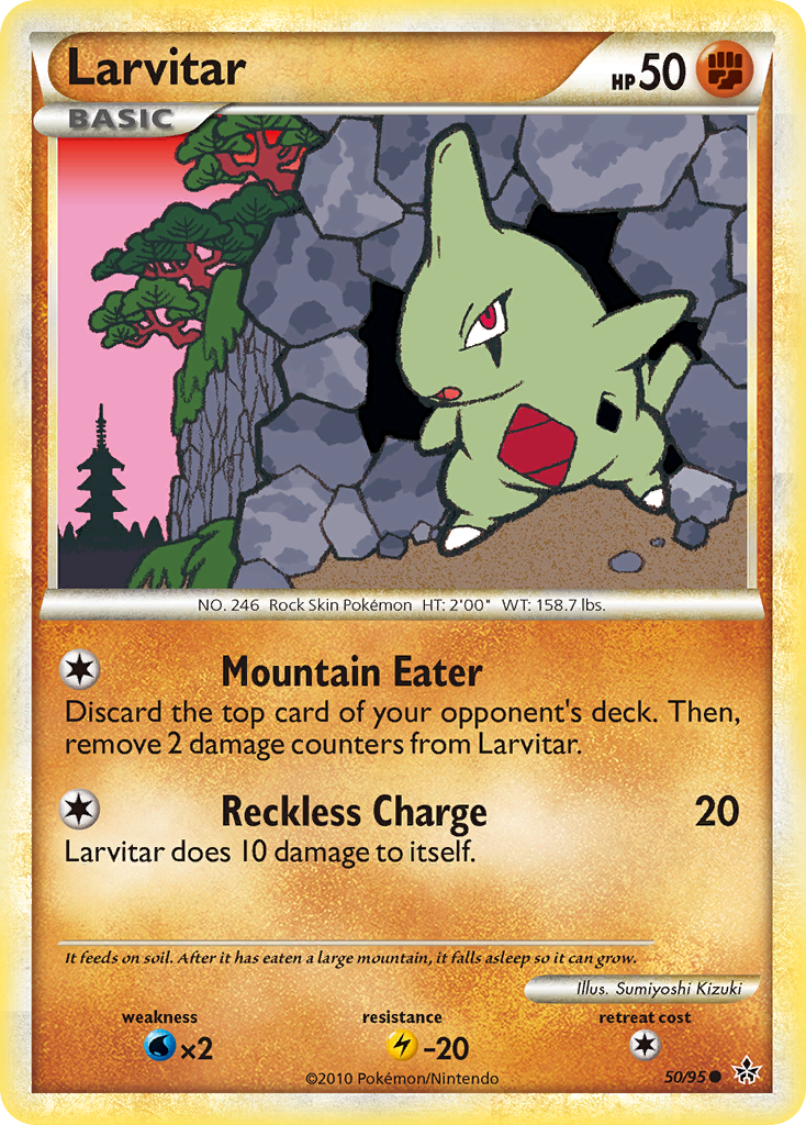 Larvitar - 50/95 - HS—Unleashed