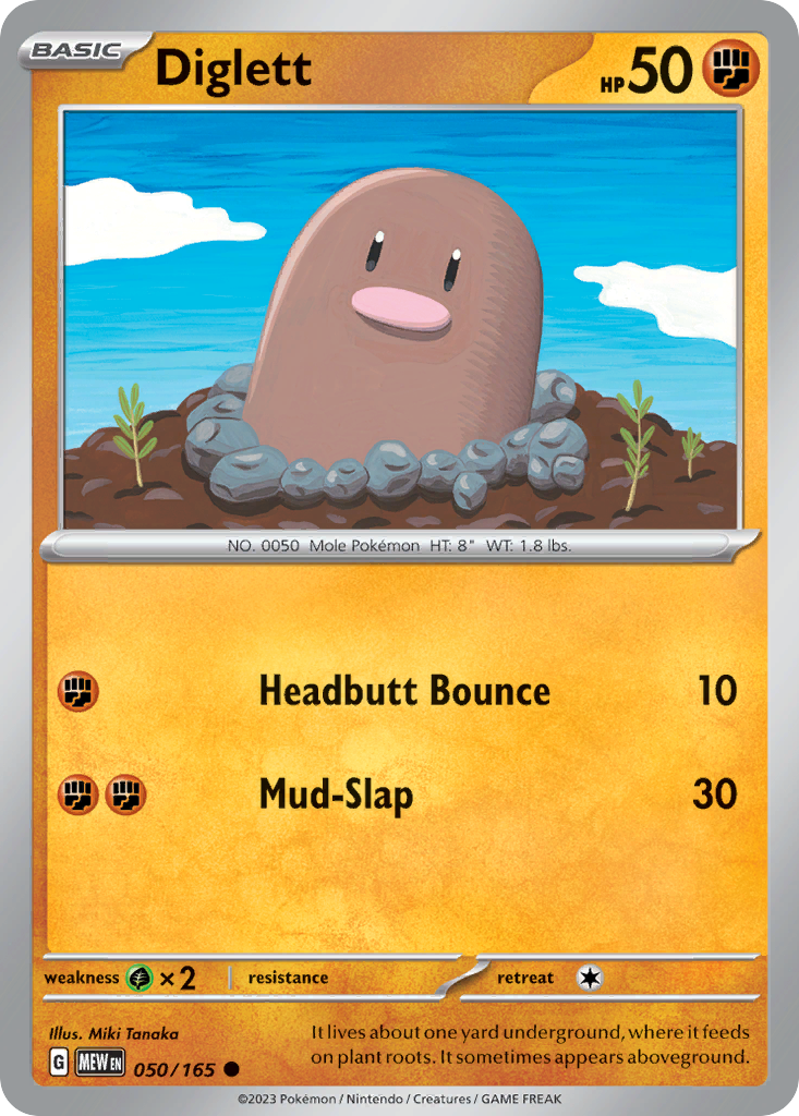 Diglett - 050/165 - 151