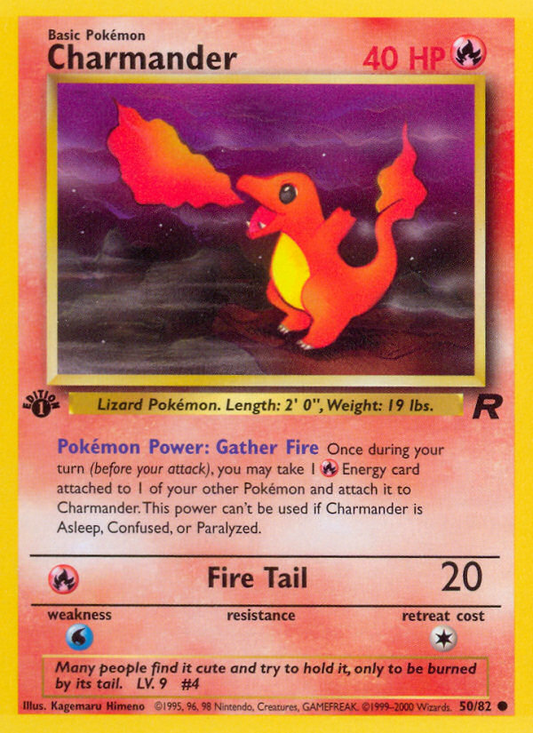 Charmander - 50/82 - Team Rocket