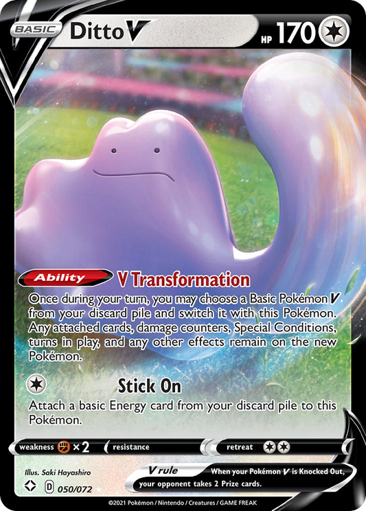 Ditto V - 50/72 - Shining Fates