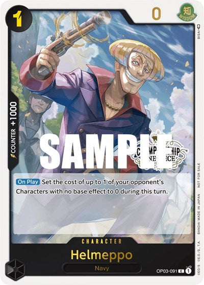 Helmeppo - OP03-091 - Promo (Store Championship Participation Pack Vol. 2) - One Piece Promotion Cards