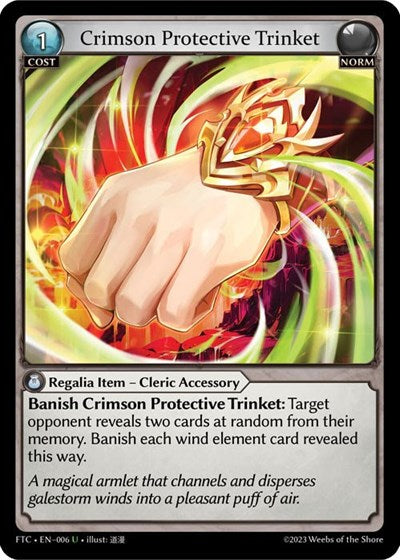 Crimson Protective Trinket - 006 - Uncommon - Fractured Crown