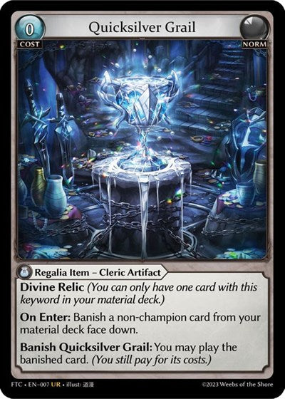 Quicksilver Grail (007) - 007 - Ultra Rare - Fractured Crown
