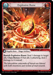 Explosive Rune - 012 - Rare - Fractured Crown