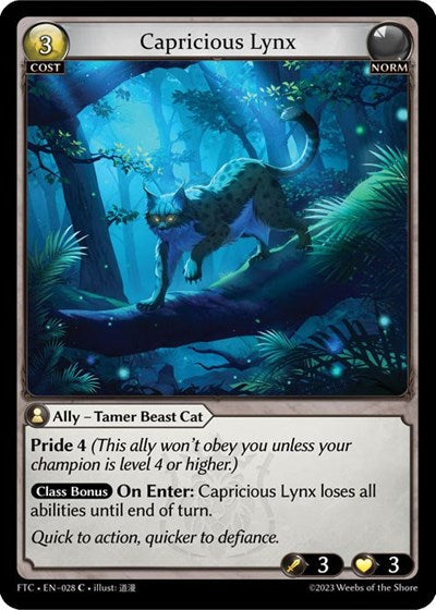 Capricious Lynx - 028 - Common - Fractured Crown