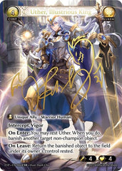 Uther, Illustrious King - 006 - Collector Super Rare - Promotional Cards